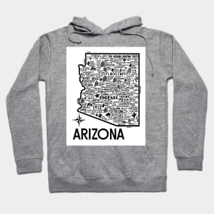 Arizona Map Hoodie